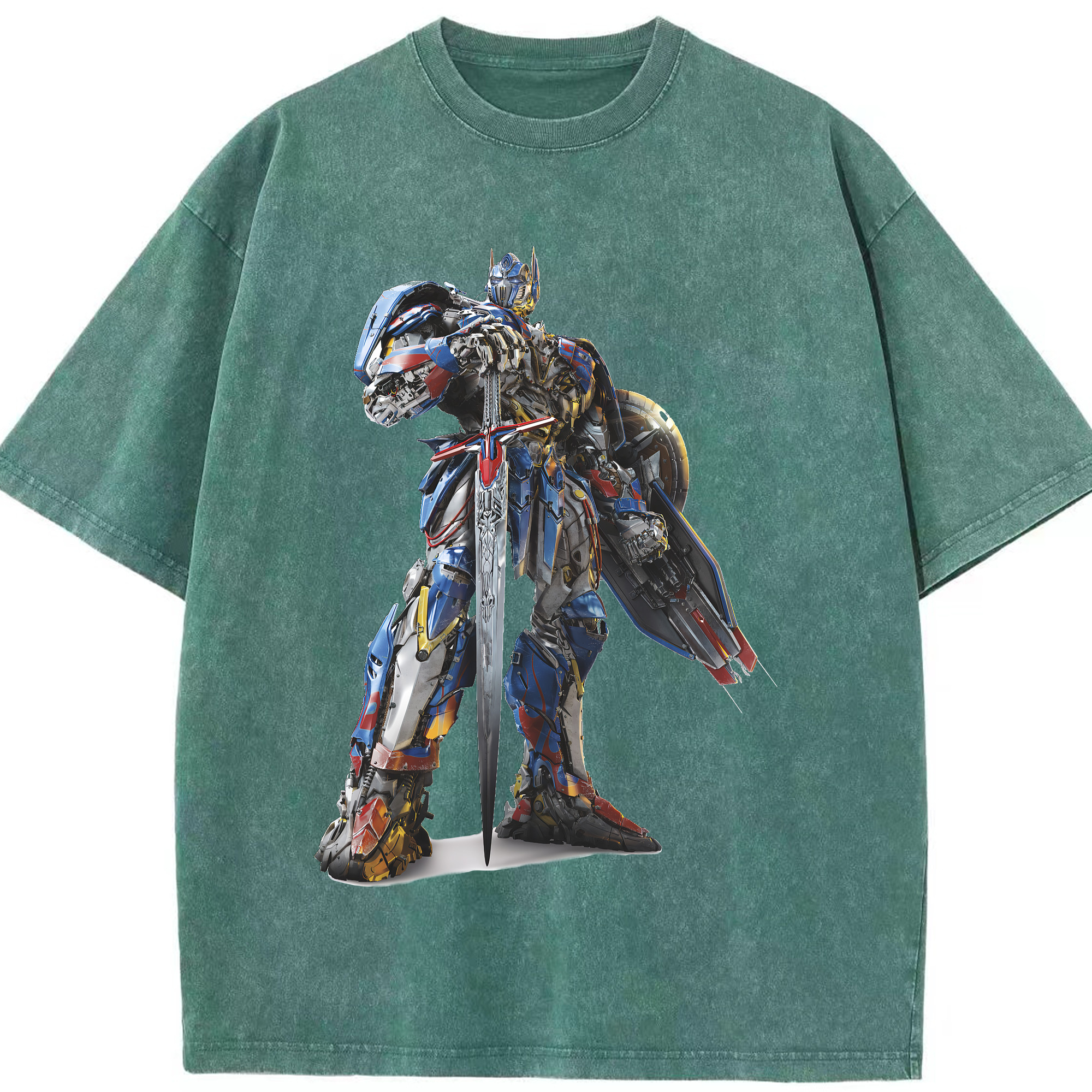（画像用） Transformers トランスフォーマー 綿100% ヴィンテージ風 半袖Tシャツ（フロントプリント）